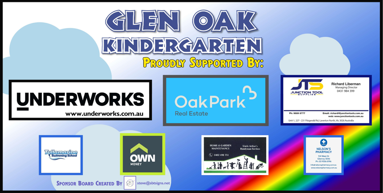 Glen Oak Sponsors 2025-26